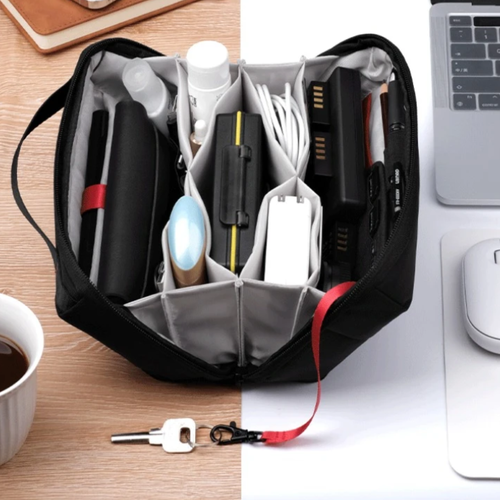 2025 OEM Factory Cable Organizer Bag Resistant Tech Pouch Electronics Organizer Travel Case Multifunctional Travel Organizer Bag