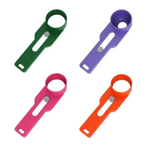 Creative Slide Scoop Leak Proof Measuring Mess Free Coffee Supplement Protein Plastic Sliding Funnel Scoop