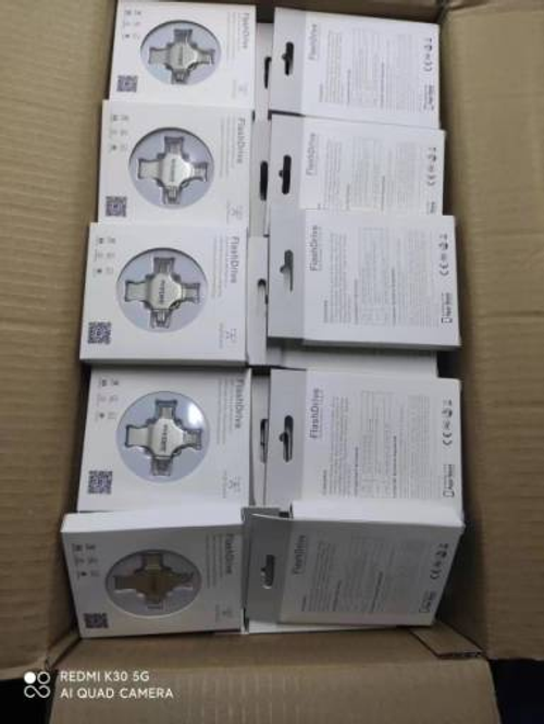 64GB USB 3.0 4-in-1 Mini Metal Flash Drive Large Capacity Memory Stick for Smartphone Computer Android PC-New