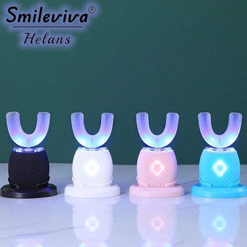 Hot 360° Automatic Electric Toothbrush - Rechargeable U-Shaped Intelligent