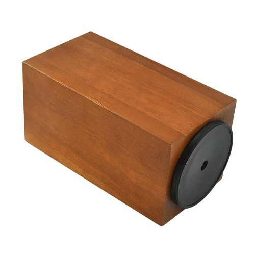 BSTW Magnetic Wooden Kitchen Knife Set Rotating Stand Block Roll Bags Eco-Friendly 10-Piece Capacity for Home Restaurant Use