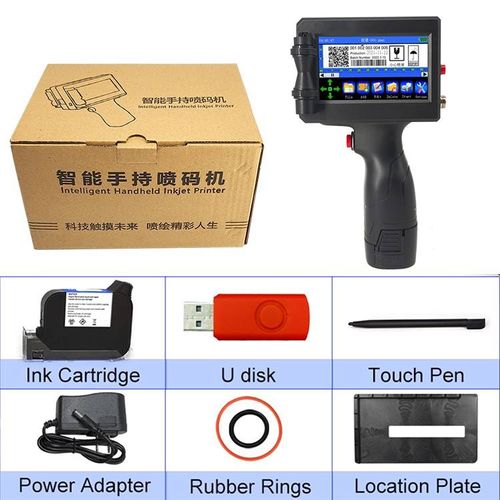 Handheld Mini Printer 12.7Mm 25 Languages Inkjet Portable Printer Number Logo Expiry Date Printer