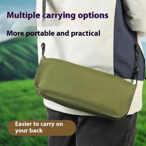 Folding Stool for Outdoor Leisure Camping and Hiking Fishing Trips Convenient Shoulder Bag Style Portable Stool for Storage