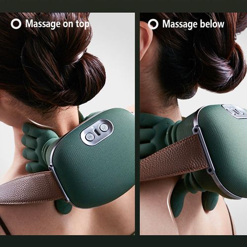 2025 New Shiatsu Back and Neck Massager Deep Tissue Kneading Back Massager with Heat