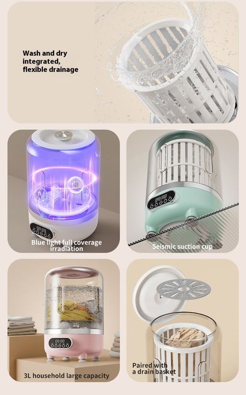 New Portable High-End Listing Safe and Durable Intelligent Control Energy-Saving Mini Washing Machine