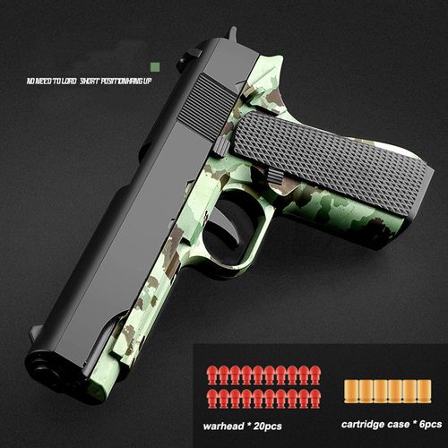 🔥1911 Colt Shell-Ejecting Toy Gun! Desert Eagle & Glock Model Pistols for Boys!