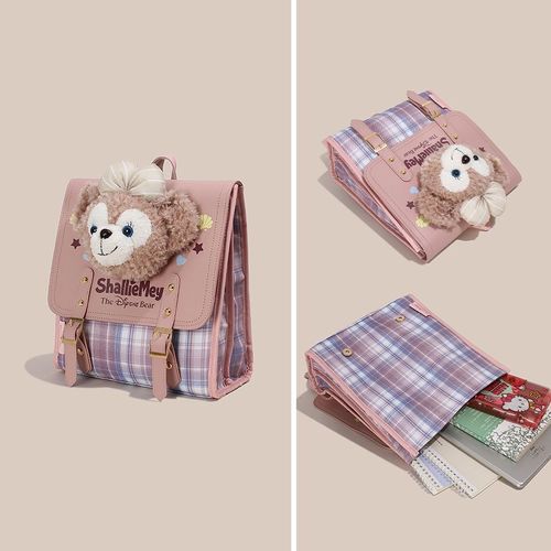 2025 New Cute Shirley High-End Plush Backpack — Versatile Cartoon Style for Girls, Ideal for School, Commuting & Hiking