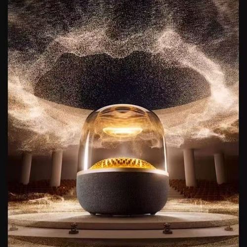 Hot New for Harman Kardon Glass 5th Generation Wireless for Bluetooth Subwoofer RGB Lighting Desktop Speaker for Home Theatre