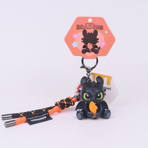 Cartoon Toothless Dragon Trainer Night Fury Fish Keychain Pendant Car Backpack Decoration Small Gift for Graduation Wholesale