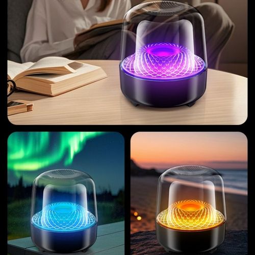 Hot New for Harman Kardon Glass 5th Generation Wireless for Bluetooth Subwoofer RGB Lighting Desktop Speaker for Home Theatre
