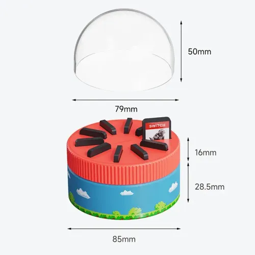 Card Case Storage Box for Nintendo Switch-OLED-Lite Games 10 Switch Game Card Case Holder