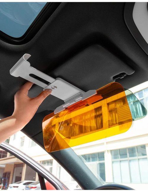 Dual-Use Anti-Glare Car Sun Visor — Day & Night Driver's Eyeguard