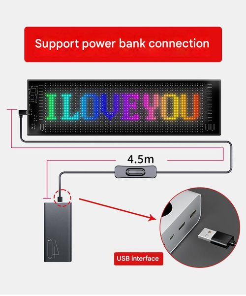 App-Controlled Bluetooth Flexible LED Advertising Screen