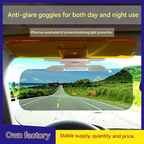 Dual-Use Anti-Glare Car Sun Visor — Day & Night Driver's Eyeguard