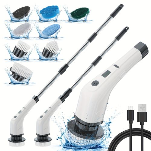 Multifunctional Household Wireless Electric Cleaning Brush