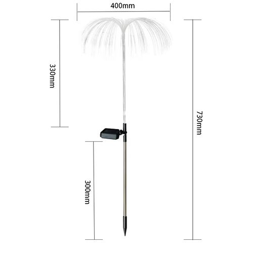 Solar-Powered Jellyfish Lights for Garden Ambiance and Decoration
