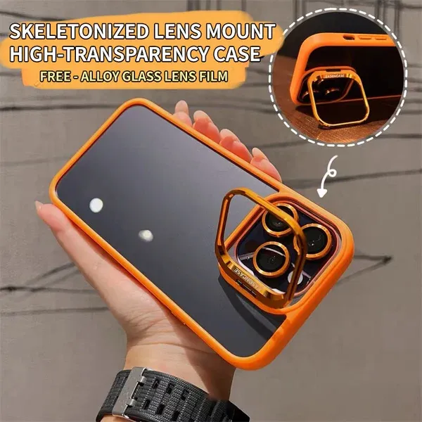 Free lens film case with mirror protection holder for iPhone（Free lens protection film）