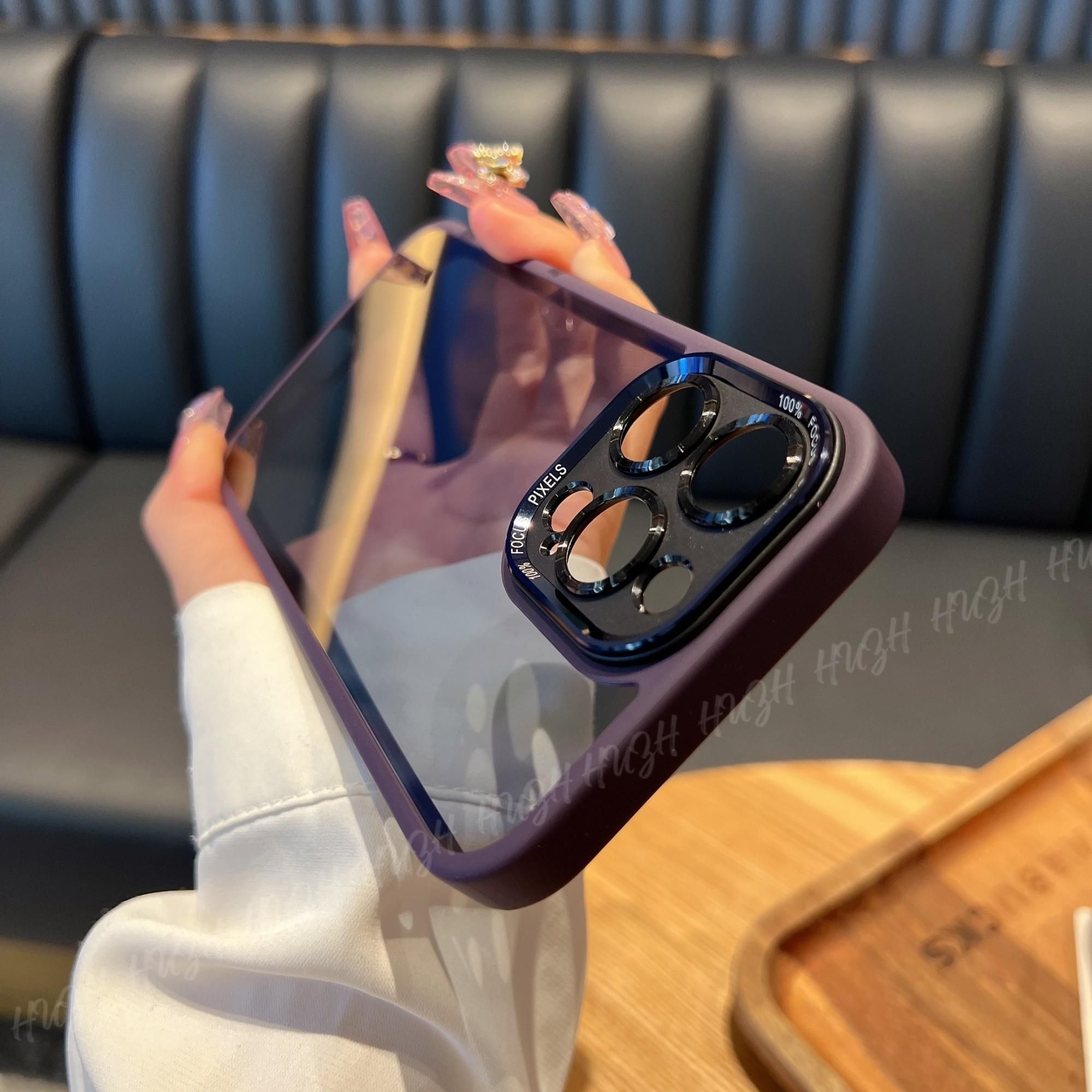 Fine-hole metal lens frame, high-definition goggles, high-hardness mobile phone case