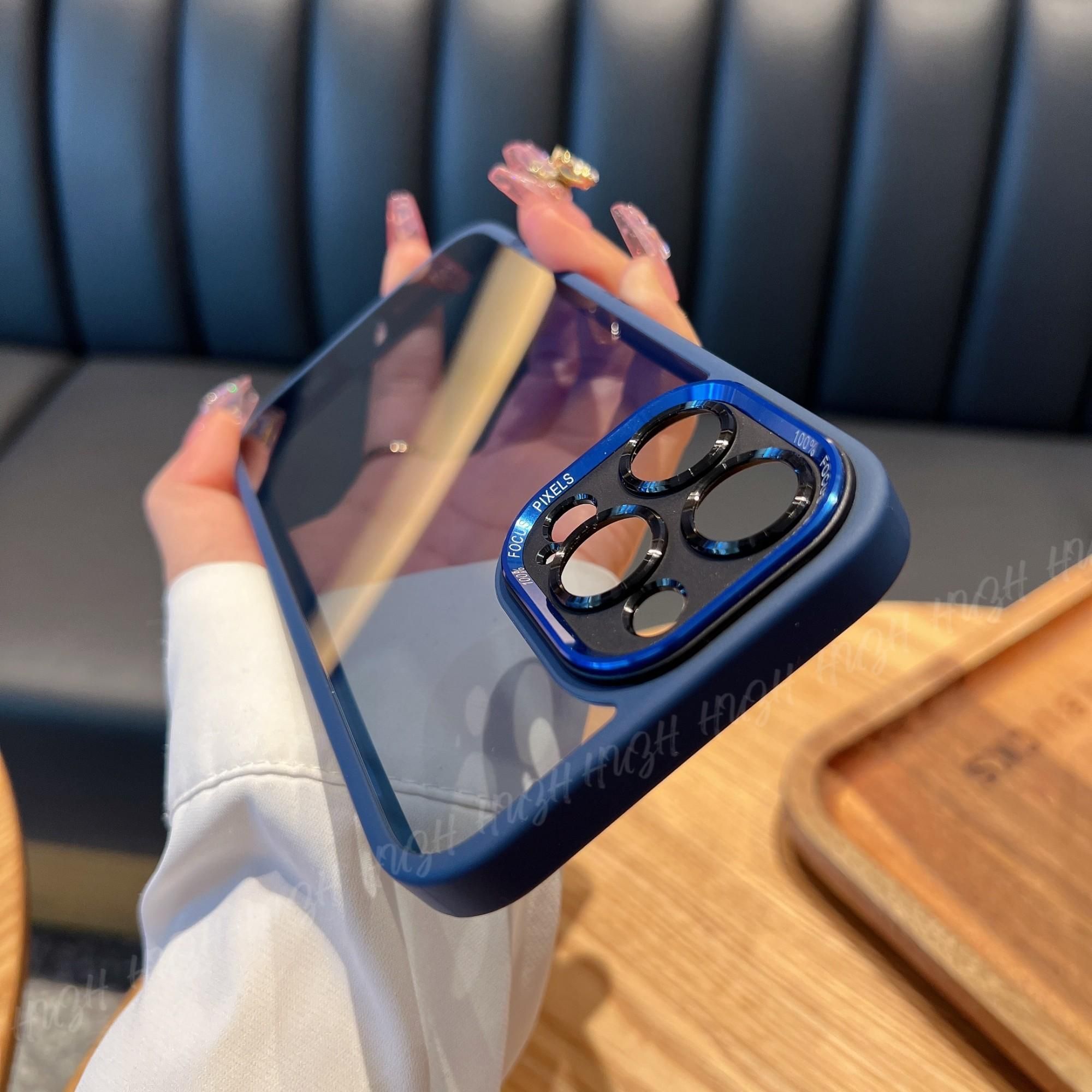 Fine-hole metal lens frame, high-definition goggles, high-hardness mobile phone case