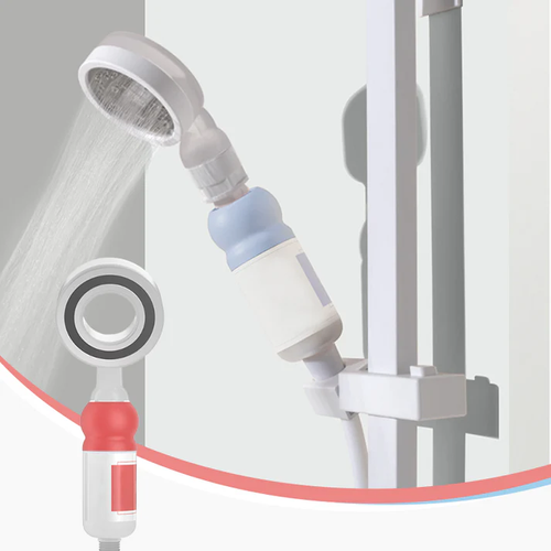 Fragrance shower head pre-filter household tap water dechlorination skin care nozzle pp cotton