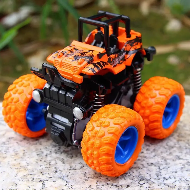 4WD Inertia Off-Road Monster Trucks – Durable Crash-Resistant Toy Cars for Kids