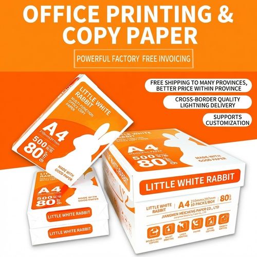 Premium 80gsm A4 Copy Paper – 500 Sheets Multipurpose Office Printing Paper, Wholesale Available