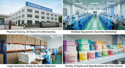 500 Count Bamboo Cotton Swabs - 99% Pure Cotton, Double-Headed, Fluorescent-Free, Tightly Woven for Daily Care