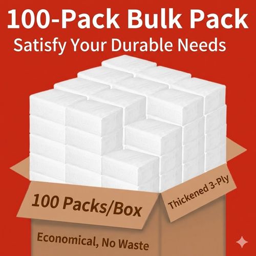 Durable 3-Ply Paper Towels – Absorbent & Lint-Free Disposable Napkins for Everyday Cleaning