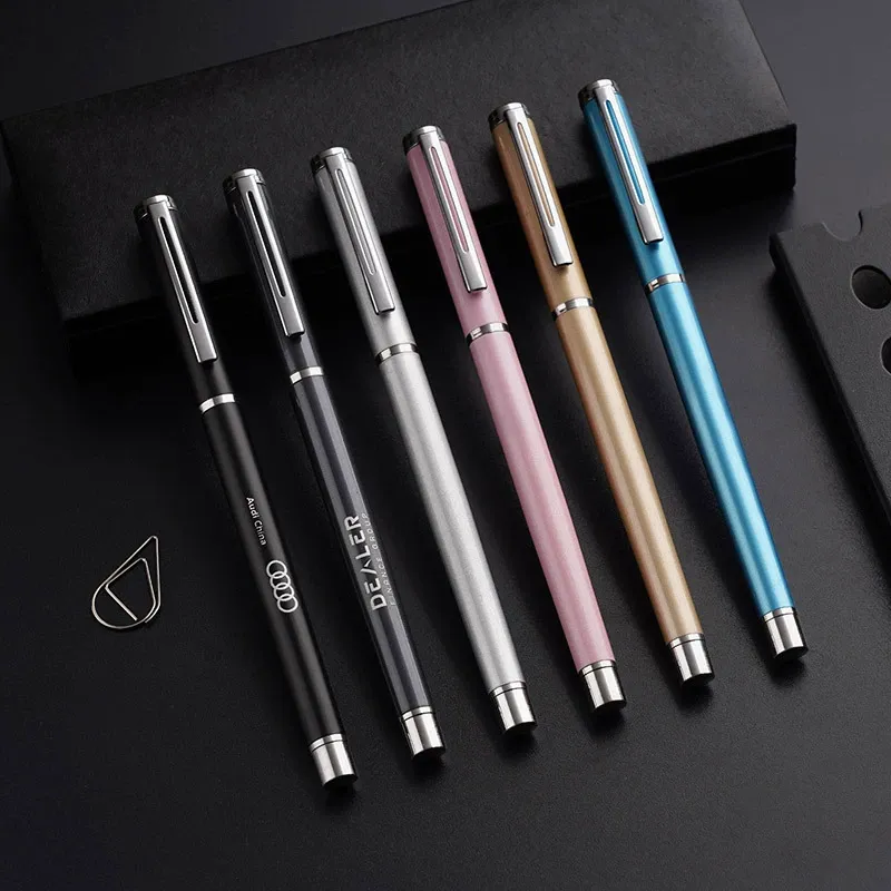 Premium Metal Ballpoint Pen - Smooth Writing, Refillable, Elegant Office and Gift Pen