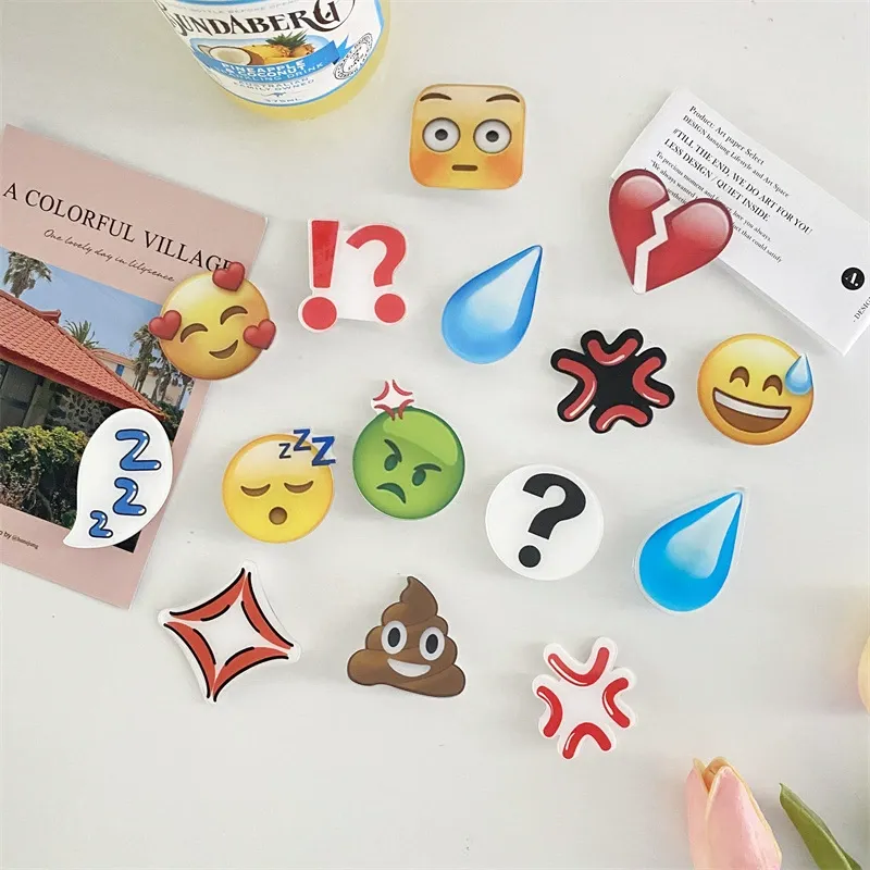 Cute Emoji 3D Stickers Pack - Fun Cartoon Decals for Laptops, Phones, Journals | Waterproof & Self-Adhesive Decorative Stickers