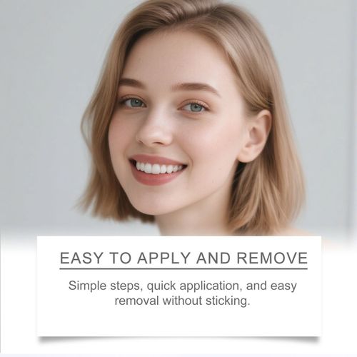 Purple Whitening Strips Dry Patches for Teeth Stain Removal, Brightening, and Cleaning