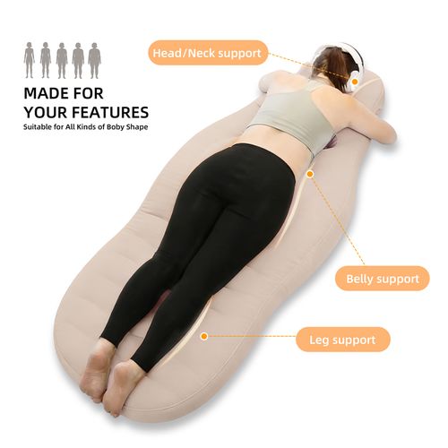 PVC Inflatable Pool Float Air Mattress for Pregnant Women to Relieve Abdominal Pain
