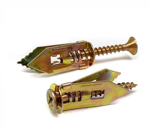 Self-Drilling Drywall Anchors with Screws Hollow Wall Anchor Screws Kit No Drill or Holes in Wall for Gypsum Board