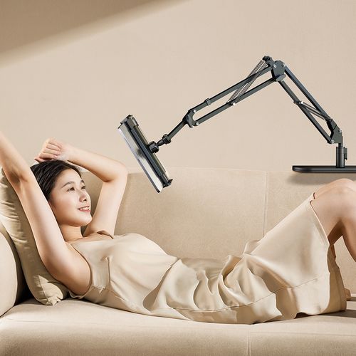 Bedside Desktop Flexible Triple Arms Mobile Phone Stand Angle Adjustable Foldable Rotatable Lazy Stand for Tablet