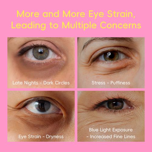 LAIKOU 5 in 1 Grow up Super Roller Eye Cream Anti-Wrinkle Targets Dark Circles With Glutathione Ferulic Acid Ingredients