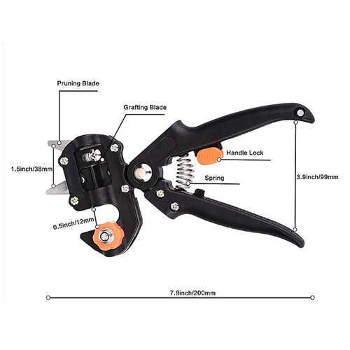 Complete horticultural grafting tools for professional pruning and grafting of fruit trees