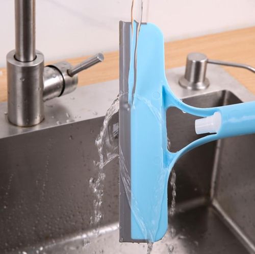 Multi-function Glass Wiper With Watering Can Bathroom Mirror Window Cleaner Brush Car Glass Cleaner