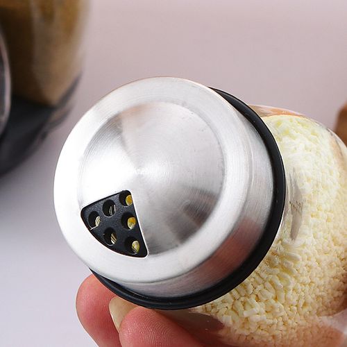 360 Degree Revolving Spice Rack Organizer Glass Bottle Seasoning Racks