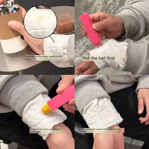 Portable Clothes Stain Remover Pen Instant Stain Remover, No Damage To Clothes, No Wash, Suitable For Various Fabrics
