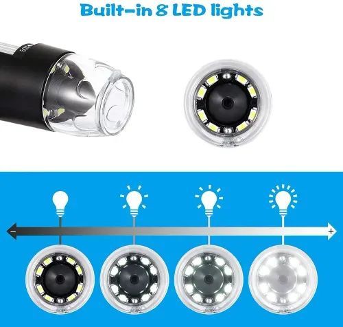 1600X Digital Microscope Camera Electronic Magnification Endoscope