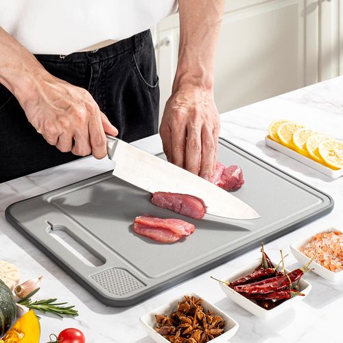 4 in 1 New Plastic Cutting Board Thawing Plate and Chopping Board Defrosting Board Thawing Tray for Frozen Meat Food