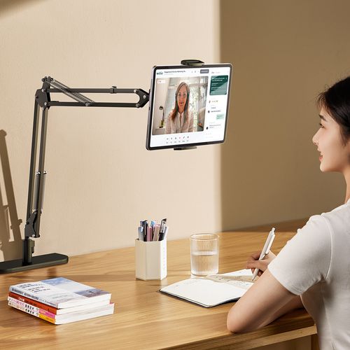 Bedside Desktop Flexible Triple Arms Mobile Phone Stand Angle Adjustable Foldable Rotatable Lazy Stand for Tablet