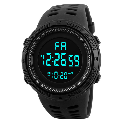 2025 Direct Supply Wholesale Men's Digital Watches Manufacturers Outdoor Large Circular Sports Mens Watches Water Resistant