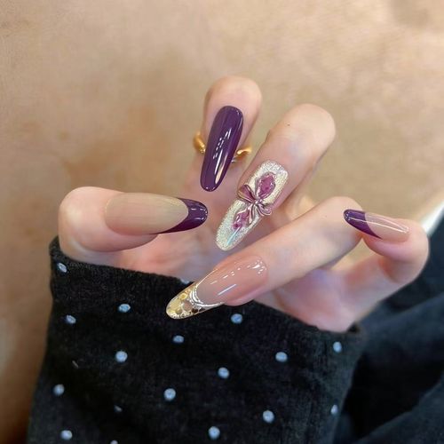 The new handcrafted, custom-made press-on nails are reusable, offering a high-end, luxurious feel.