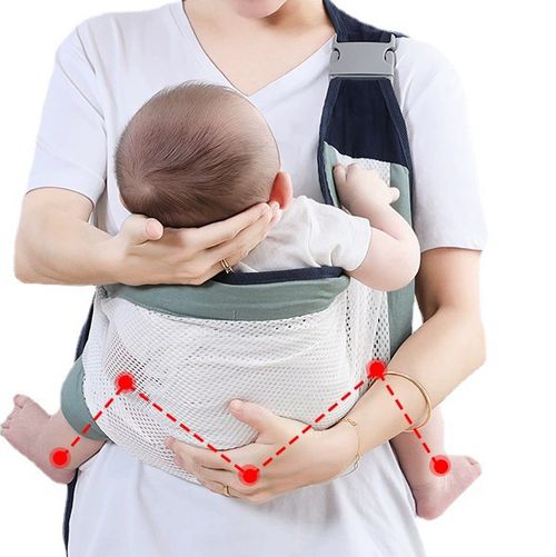Hands Free One Thick Shoulder Straps Front Hold Newborn Infants Backpack Carrier Hip Wrap Baby Sling Carrier