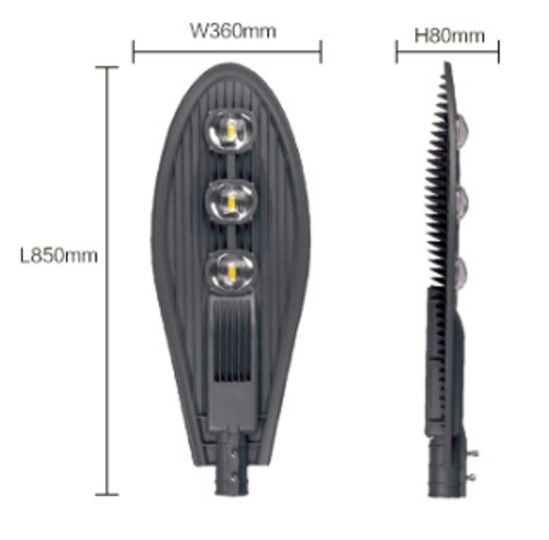 150W LED Street Light High Brightness IP65 Waterproof Outdoor Project Highway Square Park Road Roadside Lighting Lamp AC