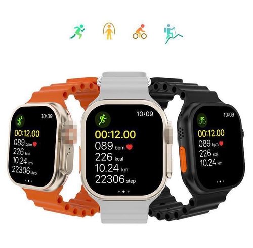 The C90 smartwatch features magnetic wireless charging, heart rate monitoring, and a pedometer.