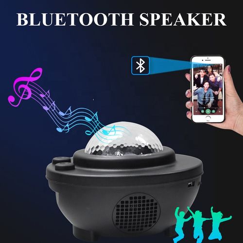 New Laser Light Star Projection Lamp Ambient Music USB Full Flame Water Pattern LED Night