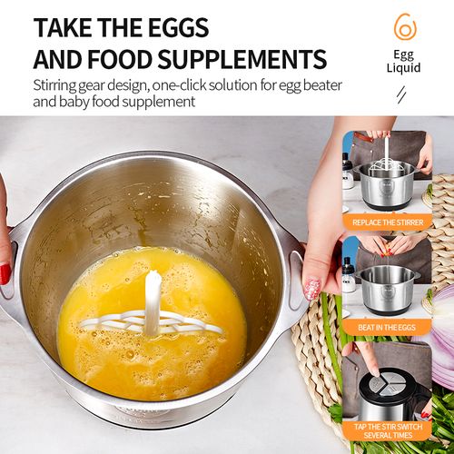 Multifunctional Electric Mixer Meat Grinder Stainless Steel