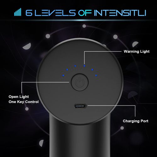 Best-selling Portable Cordless Mini Fascia Gun Full Body Deep Muscle Tissue Massage Device Electronic Handheld Vibration Therapy